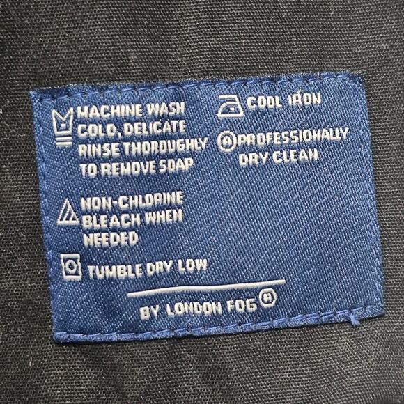 LONDON FOG Limited Edition Insulated Rain Jacket in Teal Blue Size Petite XS - Picture 9 of 10